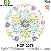Assorted Design BPA Free Bamboo Fiber Salad Plate (HDP-2076)